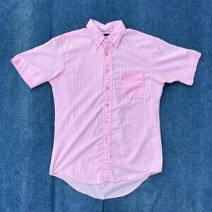 60s Campus pinstripe button up shirt